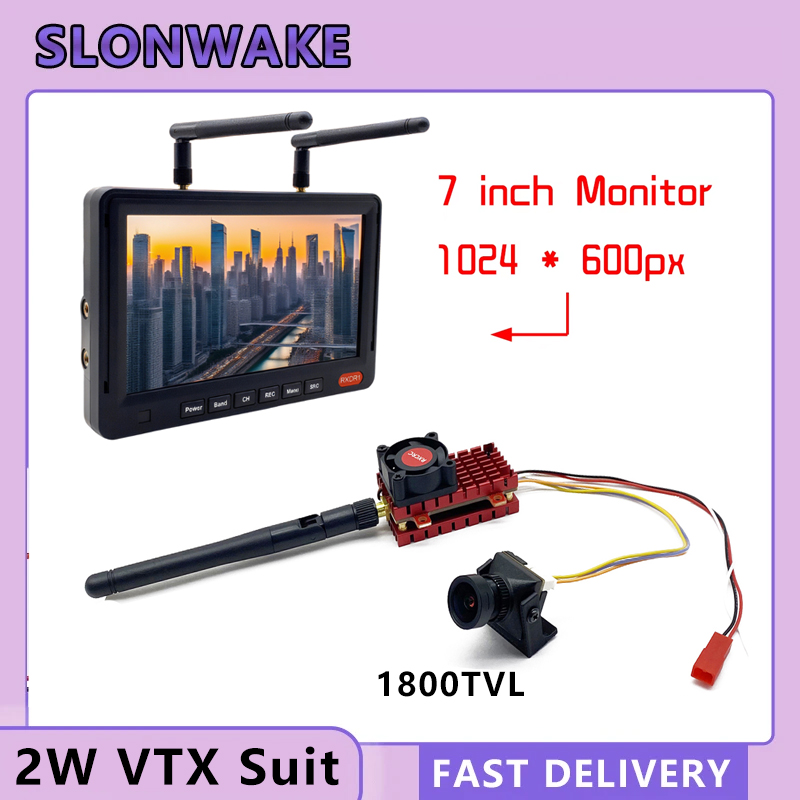 SLONWAKE 5.8G 2W VTX FPV 1800T - Drone Racing Camera recension och pris