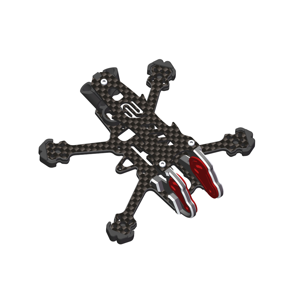 AlfaRC Fox-2 DJI O4 Air Unit 5 - Drone Racing Frame recension och pris