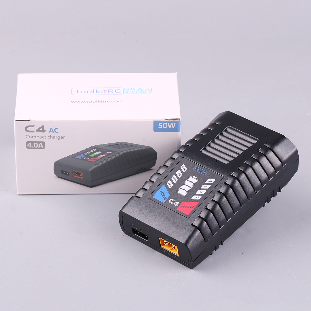 ToolkitRC C4 50W 5A AC Charger - Drone Racing Charger recension och pris