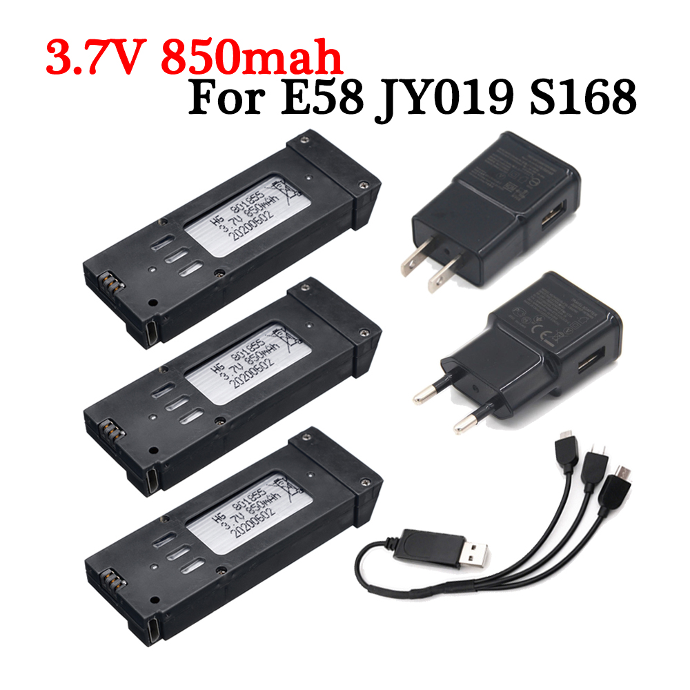 Upgrade Version 3.7V 850mah Li - Eachine Drone E58 recension och pris