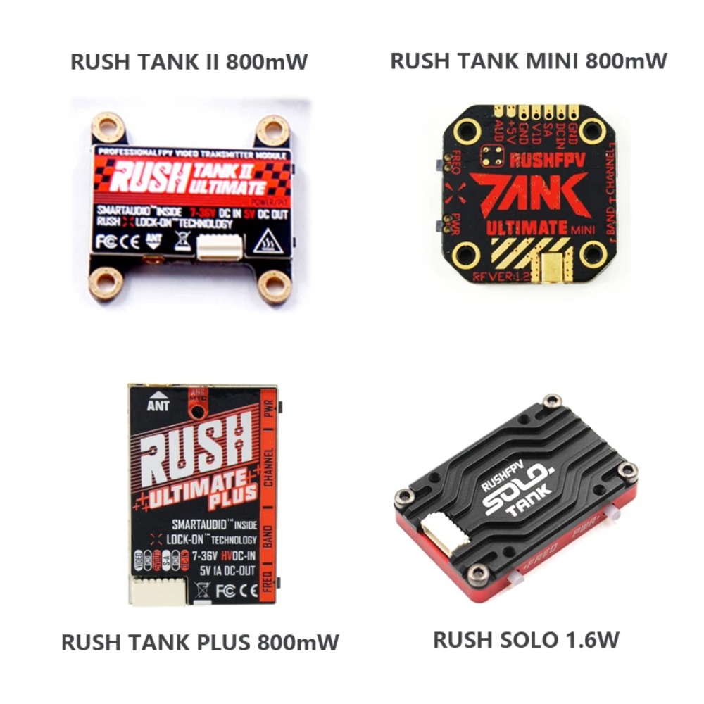 RUSH TANK Ultimate II/Mini/PLU - Drone Racing Frame recension och pris