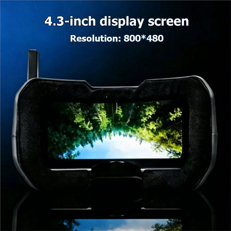 AA84 HGLRC VR001 5.8G FPV Gogg - Drone Racing Goggles recension och pris